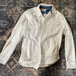 White Mens Shirt Jacket
